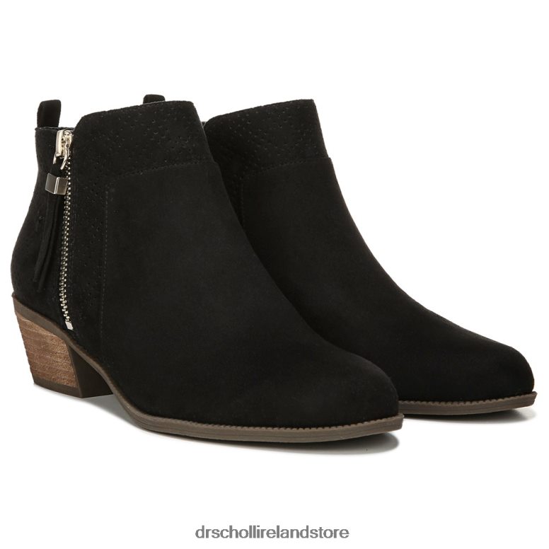 Dr. Scholl's Unisex Brianna Bootie Black Microfiber 4VH42H135