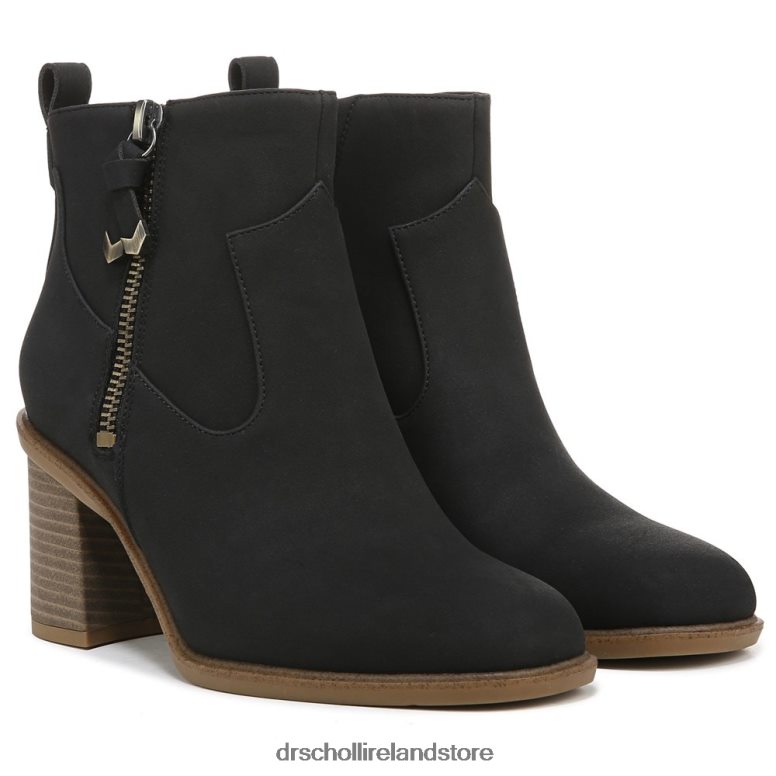 Dr. Scholl's Unisex Rodeo Block Heel Bootie Black Synthetic 4VH42H230