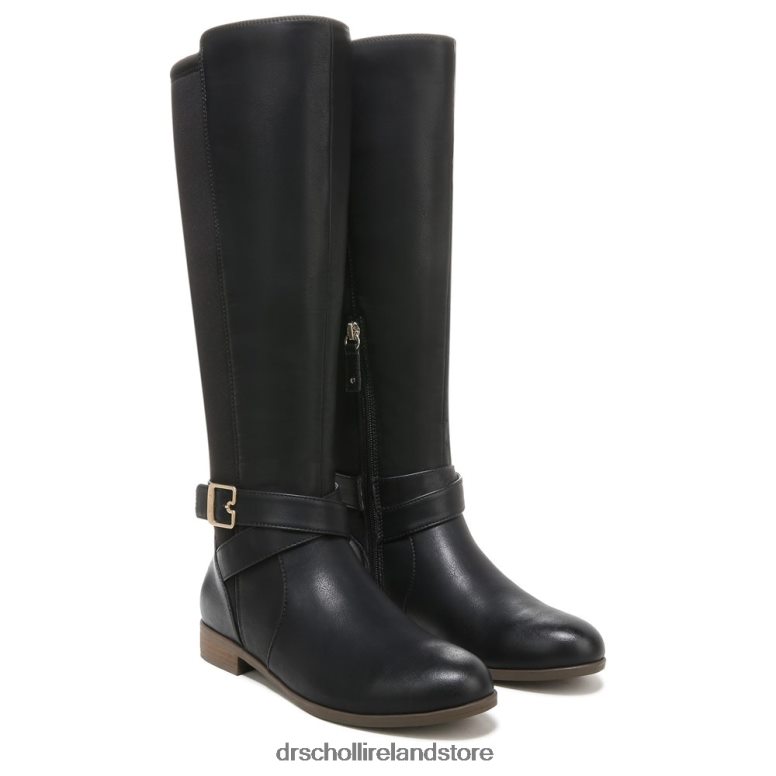Dr. Scholl's Unisex Rate Tall Boot Black Synthetic 4VH42H107