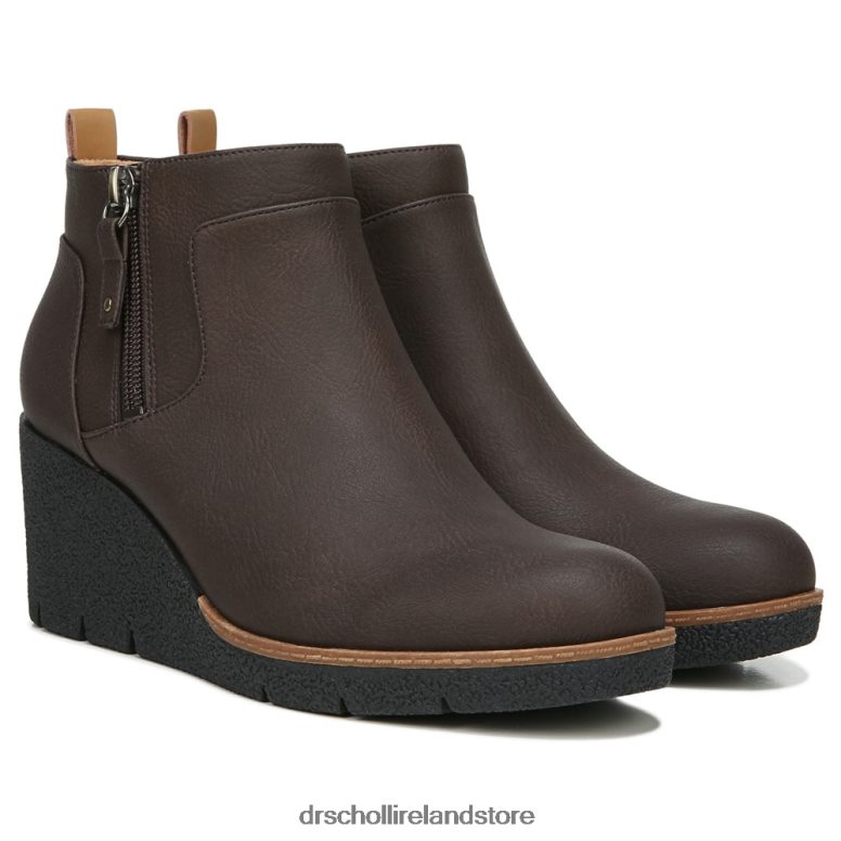 Dr. Scholl's Unisex Bianca Wedge Bootie Brown 4VH42H129