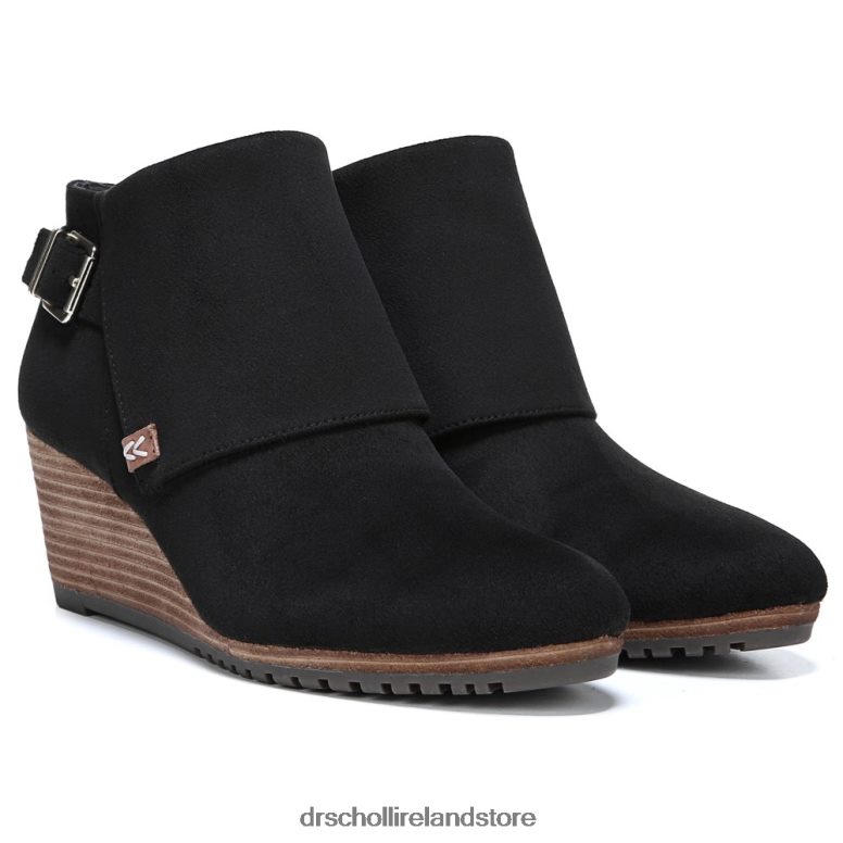 Dr. Scholl's Unisex Create Wedge Bootie Black Microfiber 4VH42H125