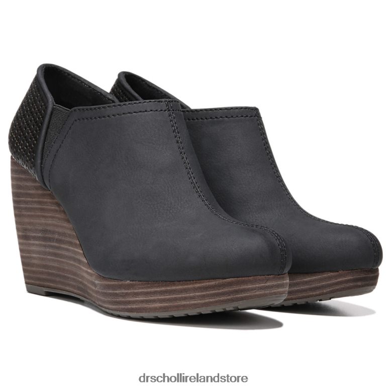 Dr. Scholl's Unisex Harlow Wedge Bootie Black 4VH42H149
