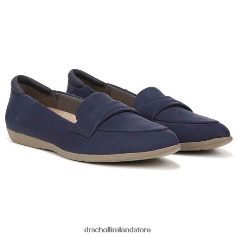 Dr. Scholl's Unisex Emilia Loafer Dark Blue Fabric 4VH42H45