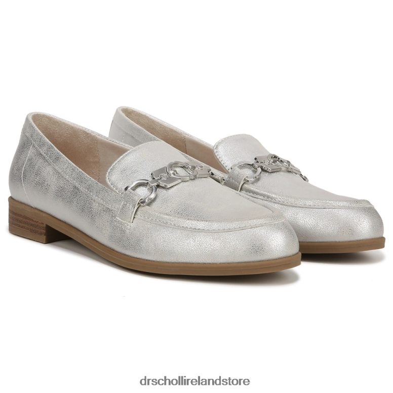 Dr. Scholl's Unisex Rate Adorn Loafer Silver Synthetic 4VH42H106