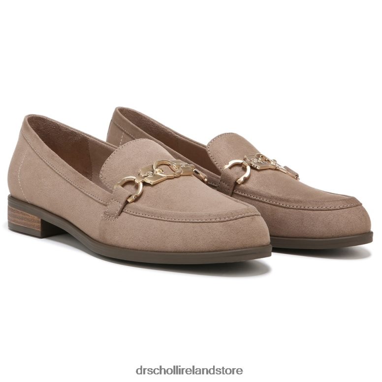 Dr. Scholl's Unisex Rate Adorn Loafer Taupe Fabric 4VH42H103