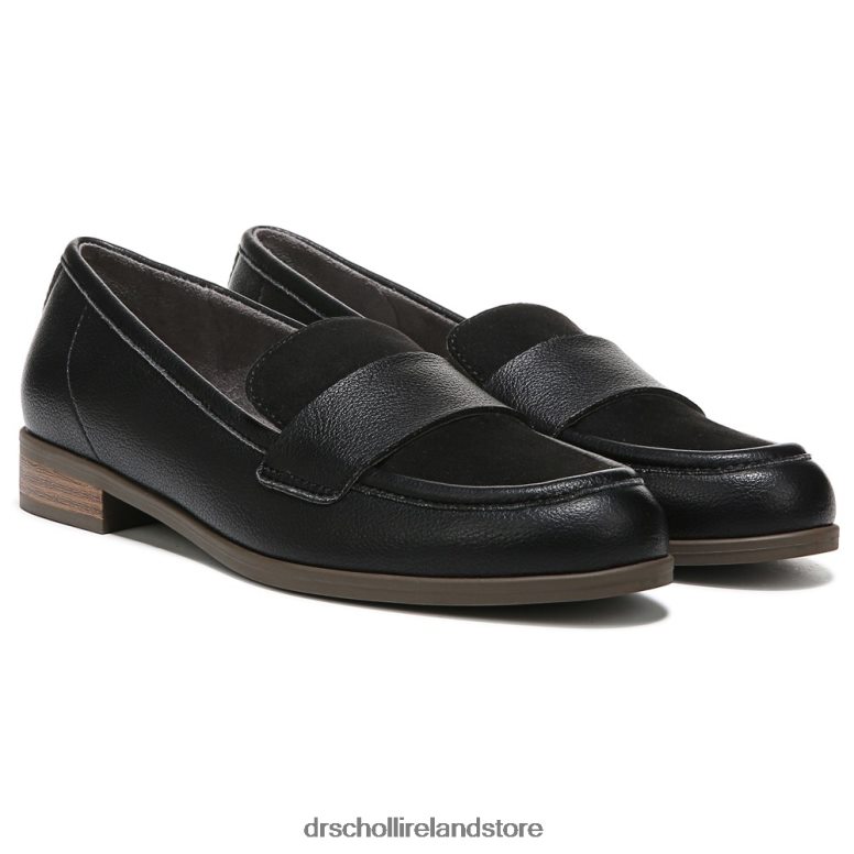 Dr. Scholl's Unisex Rate Moc Toe Loafer Black Synthetic 4VH42H229