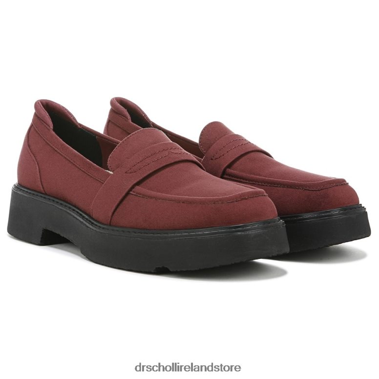 Dr. Scholl's Unisex Vibrant Loafer Rich Red Fabric 4VH42H227