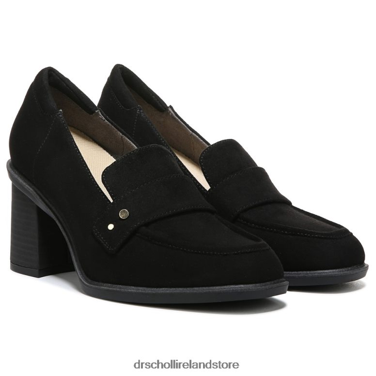 Dr. Scholl's Unisex Rumors Block Heel Pump Black Synthetic 4VH42H232