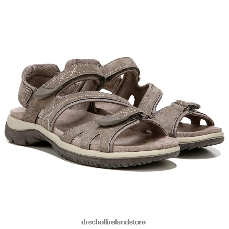 Dr. Scholl's Unisex Adelle Sandal Malt Taupe Suede 4VH42H159