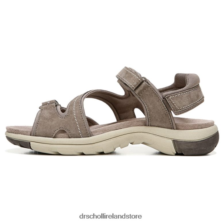 Dr. Scholl's Unisex Adelle Sandal Malt Taupe Suede 4VH42H159