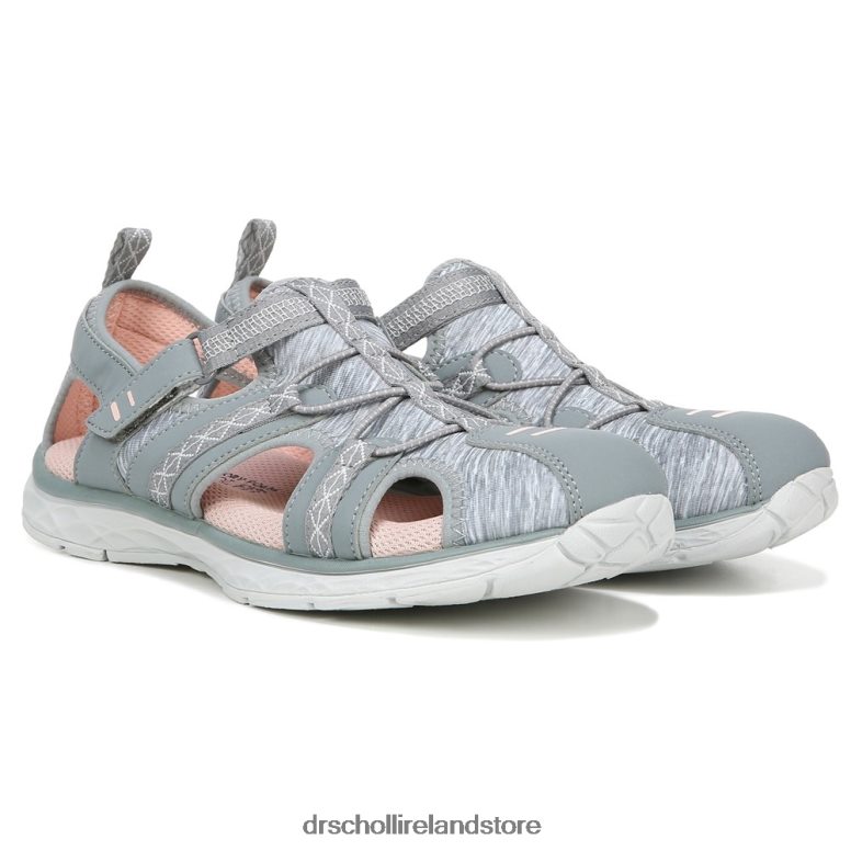 Dr. Scholl's Unisex Andrews Fisherman Sandal Grey Fabric 4VH42H196
