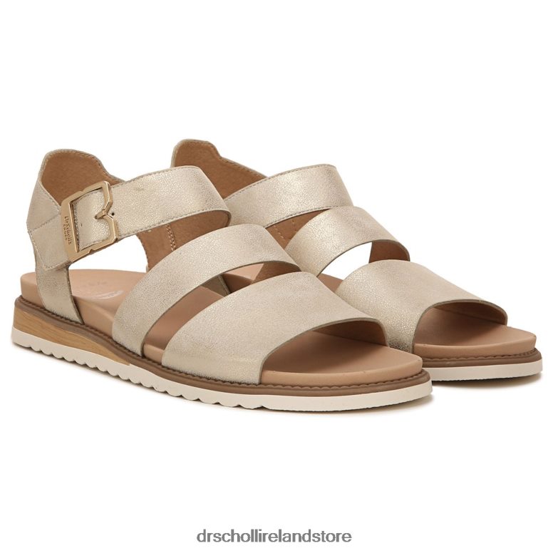 Dr. Scholl's Unisex Island Glow Flat Sandal Gold 4VH42H21
