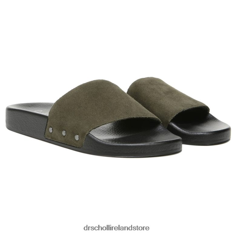 Dr. Scholl's Unisex Pisces Pool Slide Sandal Olive 4VH42H191