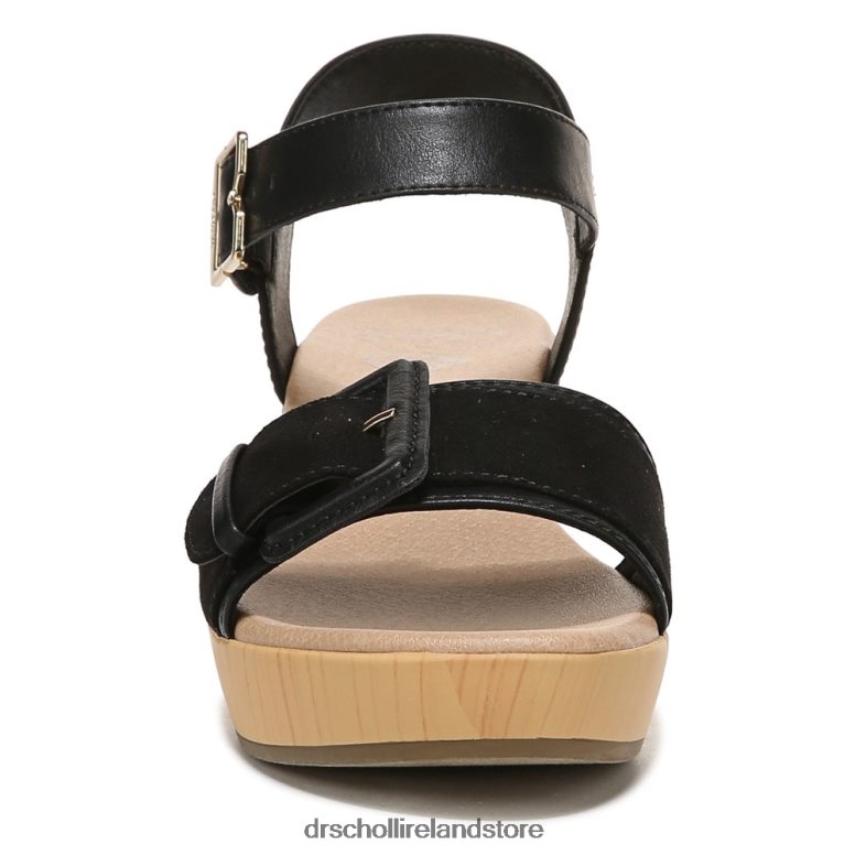 Dr. Scholl's Unisex Felicity Too Block Heel Sandal Black Synthetic 4VH42H160