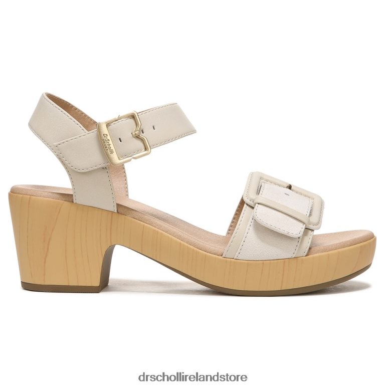 Dr. Scholl's Unisex Felicity Too Block Heel Sandal Seashell Beige Synthetic 4VH42H161
