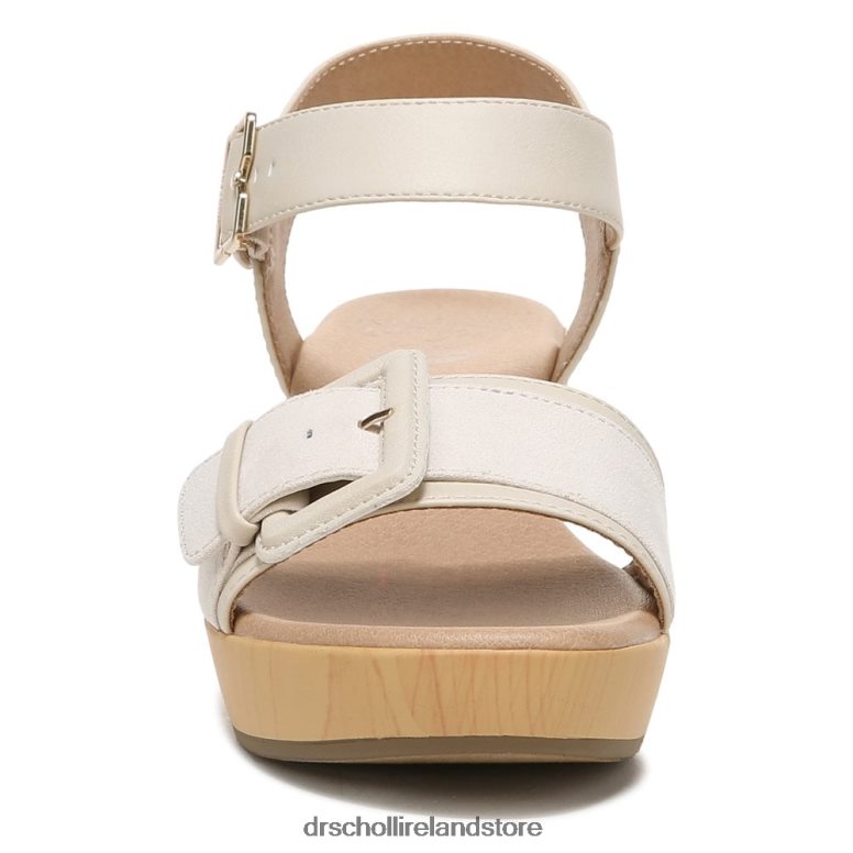 Dr. Scholl's Unisex Felicity Too Block Heel Sandal Seashell Beige Synthetic 4VH42H161