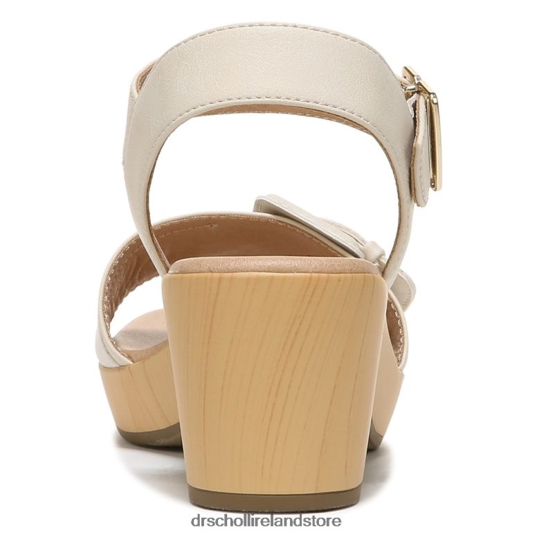 Dr. Scholl's Unisex Felicity Too Block Heel Sandal Seashell Beige Synthetic 4VH42H161