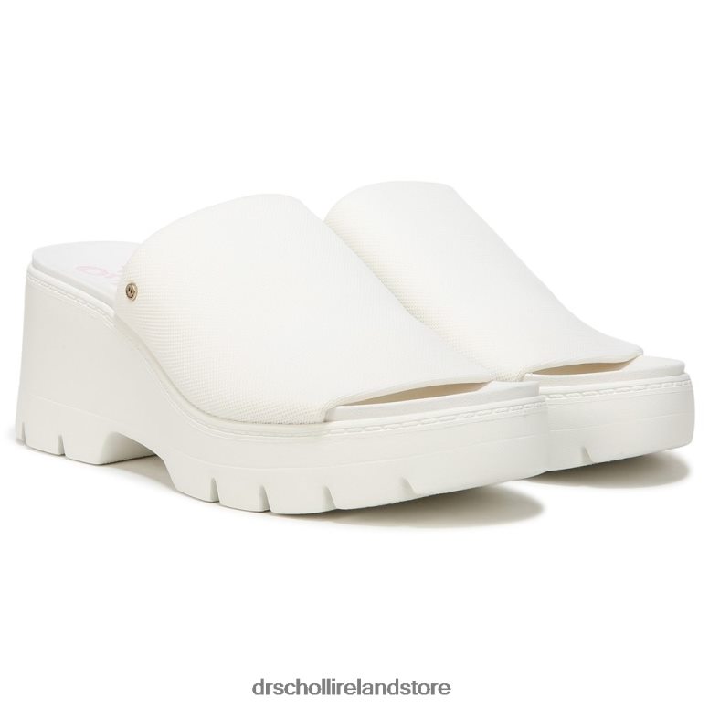 Dr. Scholl's Unisex Check Doubts Platform Sandal White 4VH42H224