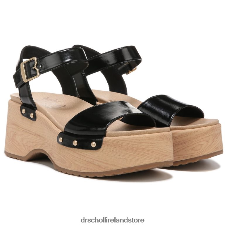 Dr. Scholl's Unisex Dublin Platform Sandal Black 4VH42H239