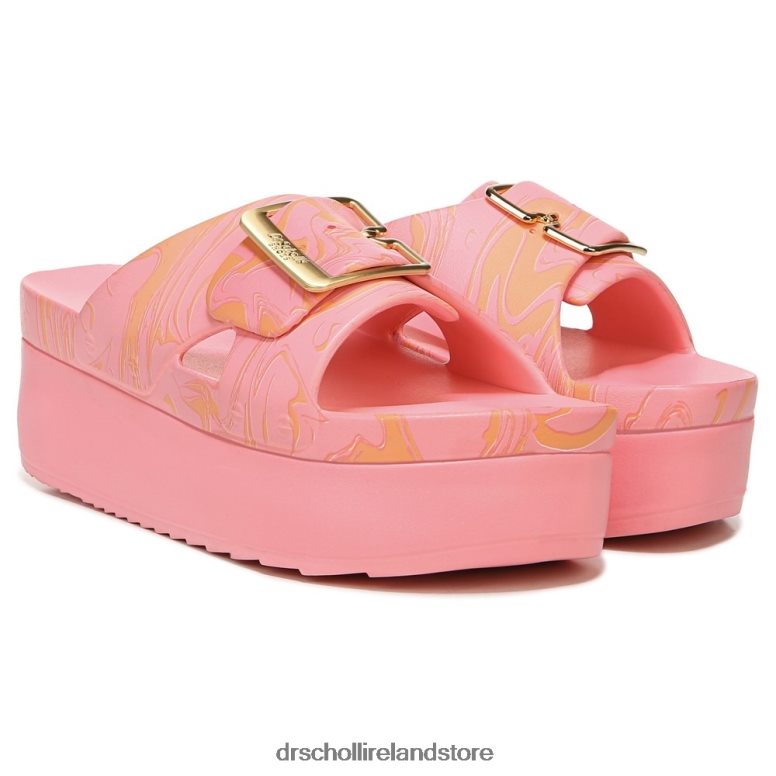 Dr. Scholl's Unisex Original Goals Platform Sandal Apricot EVA 4VH42H175