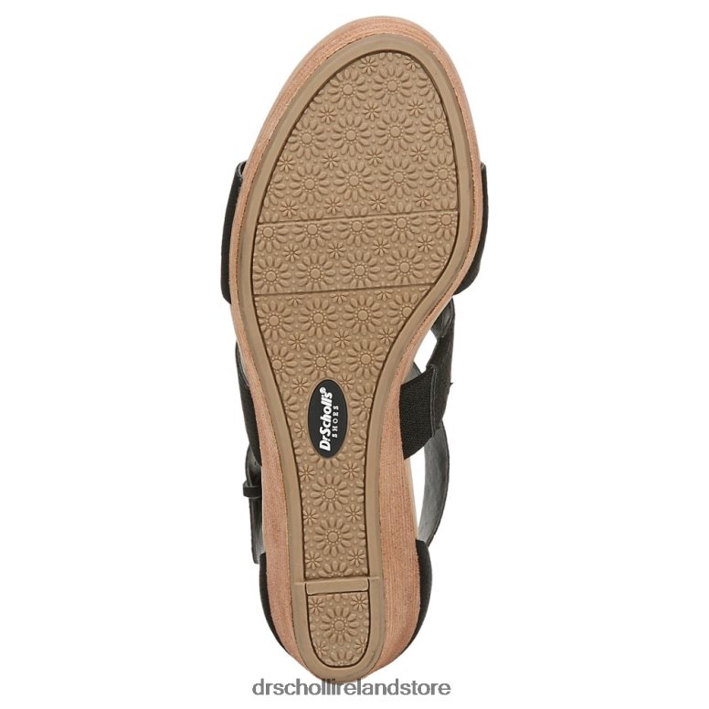 Dr. Scholl's Unisex Barton Wedge Sandal Black Snake Print 4VH42H165