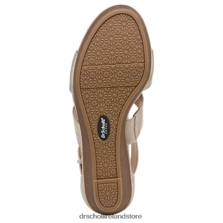 Dr. Scholl's Unisex Barton Wedge Sandal Gold Synthetic 4VH42H166