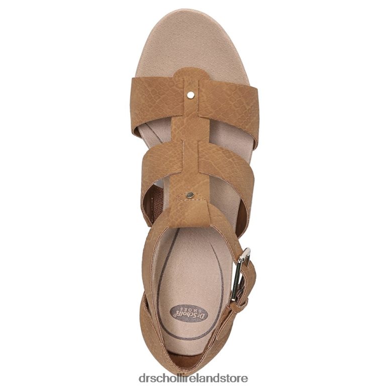 Dr. Scholl's Unisex Barton Wedge Sandal Saddle Snake Print 4VH42H164