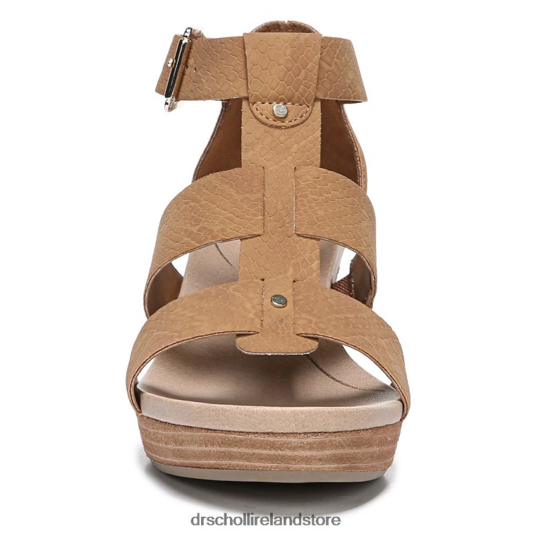 Dr. Scholl's Unisex Barton Wedge Sandal Saddle Snake Print 4VH42H164