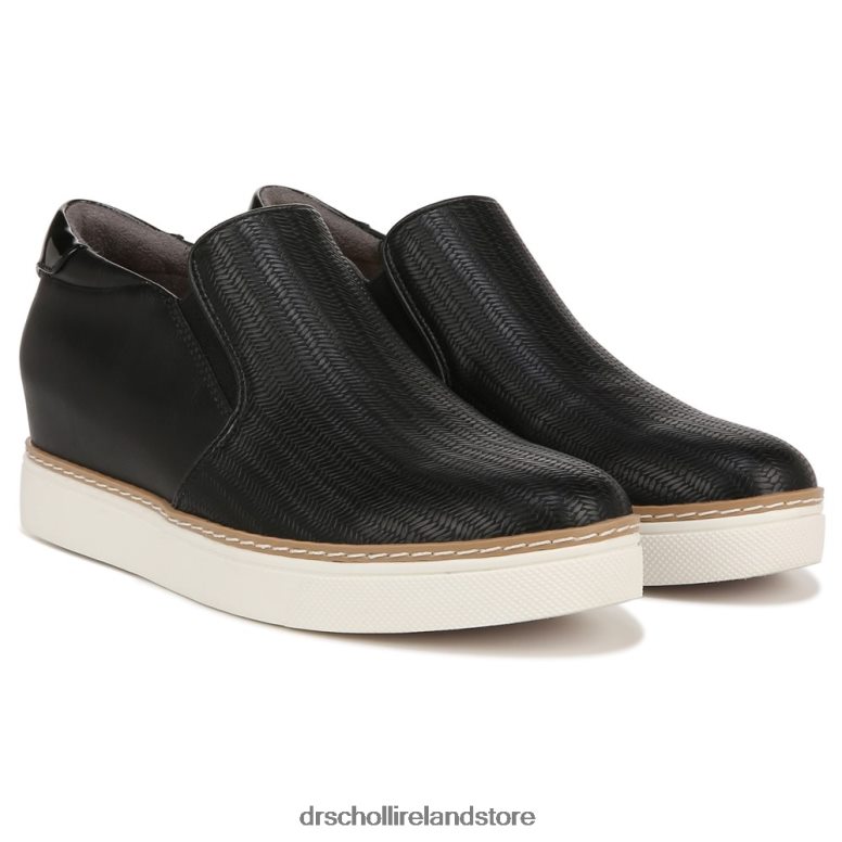 Dr. Scholl's Unisex If Only Wedge Sneaker Black Synthetic 4VH42H57