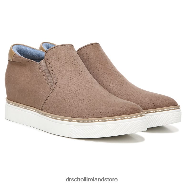 Dr. Scholl's Unisex If Only Wedge Sneaker Cocoa Brown Fabric 4VH42H61