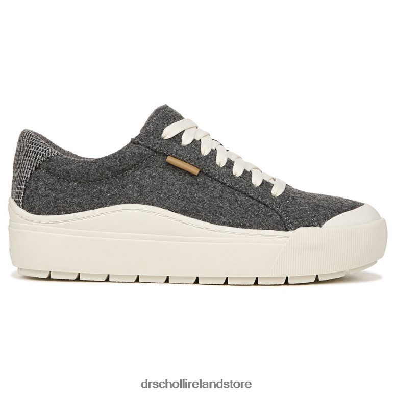 Dr. Scholl's Unisex Time Off Lace Up Charcoal Fabric 4VH42H6