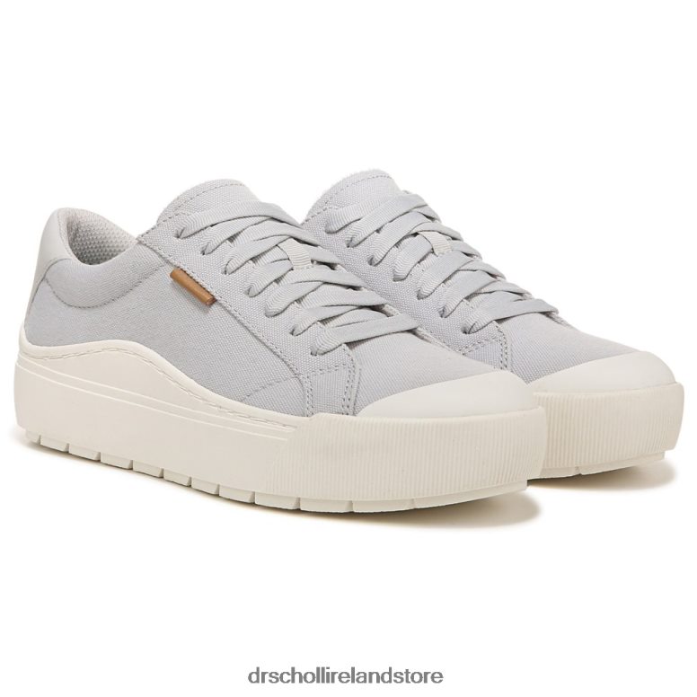 Dr. Scholl's Unisex Time Off Lace Up Vapor Grey Fabric 4VH42H2