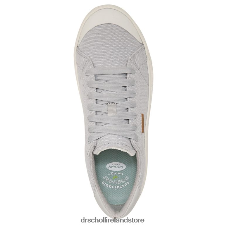 Dr. Scholl's Unisex Time Off Lace Up Vapor Grey Fabric 4VH42H2