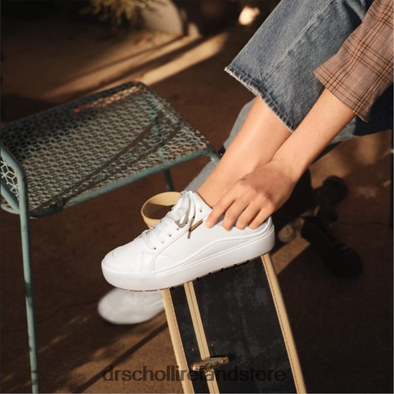 Dr. Scholl's Unisex Time Off Lace Up White 4VH42H3