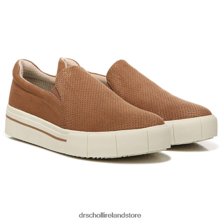 Dr. Scholl's Unisex Happiness Lo Slip On Sneaker Brown Fabric 4VH42H80