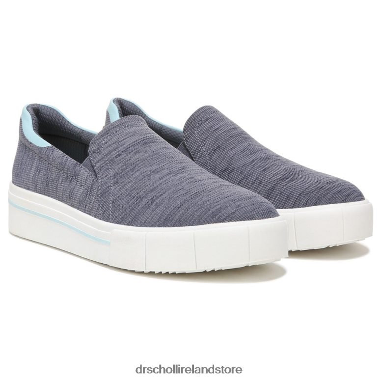 Dr. Scholl's Unisex Happiness Lo Slip On Sneaker Dark Blue Fabric 4VH42H83