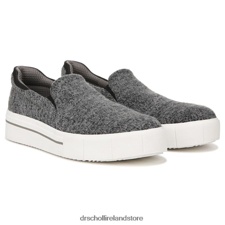 Dr. Scholl's Unisex Happiness Lo Slip On Sneaker Dark Grey Fabric 4VH42H82