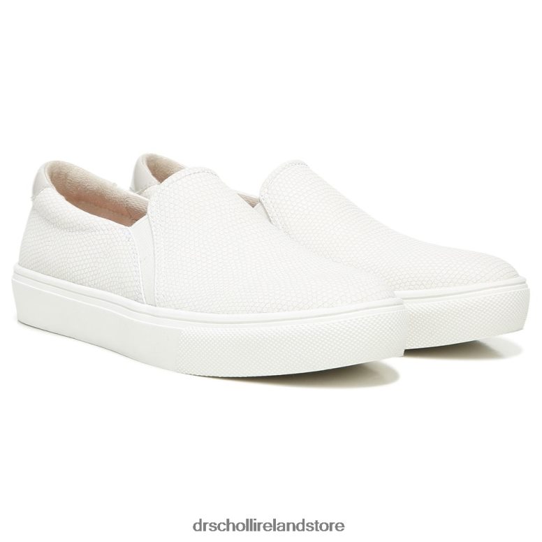 Dr. Scholl's Unisex Nova Slip On Sneaker White Snake Print 4VH42H64