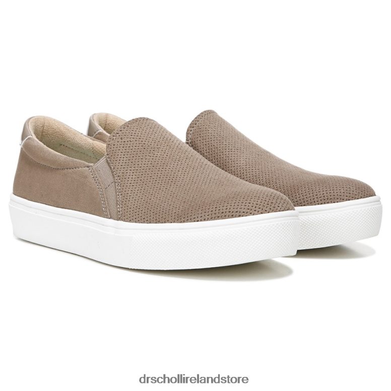 Dr. Scholl's Unisex Nova Slip On Sneaker Woodsmoke Microfiber 4VH42H63