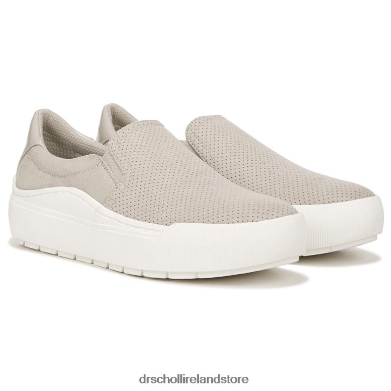 Dr. Scholl's Unisex Time Off Slip On Sneaker Oyster Fabric 4VH42H77
